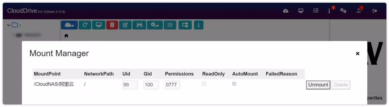 CloudDrive2 在 Unraid 上面正确挂载网盘的方式